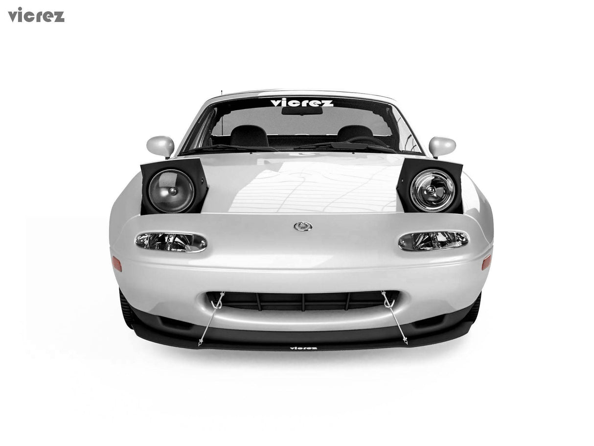 1990-1997 Mazda Miata VZ3 Style Front Bumper Splitter - Vicrez