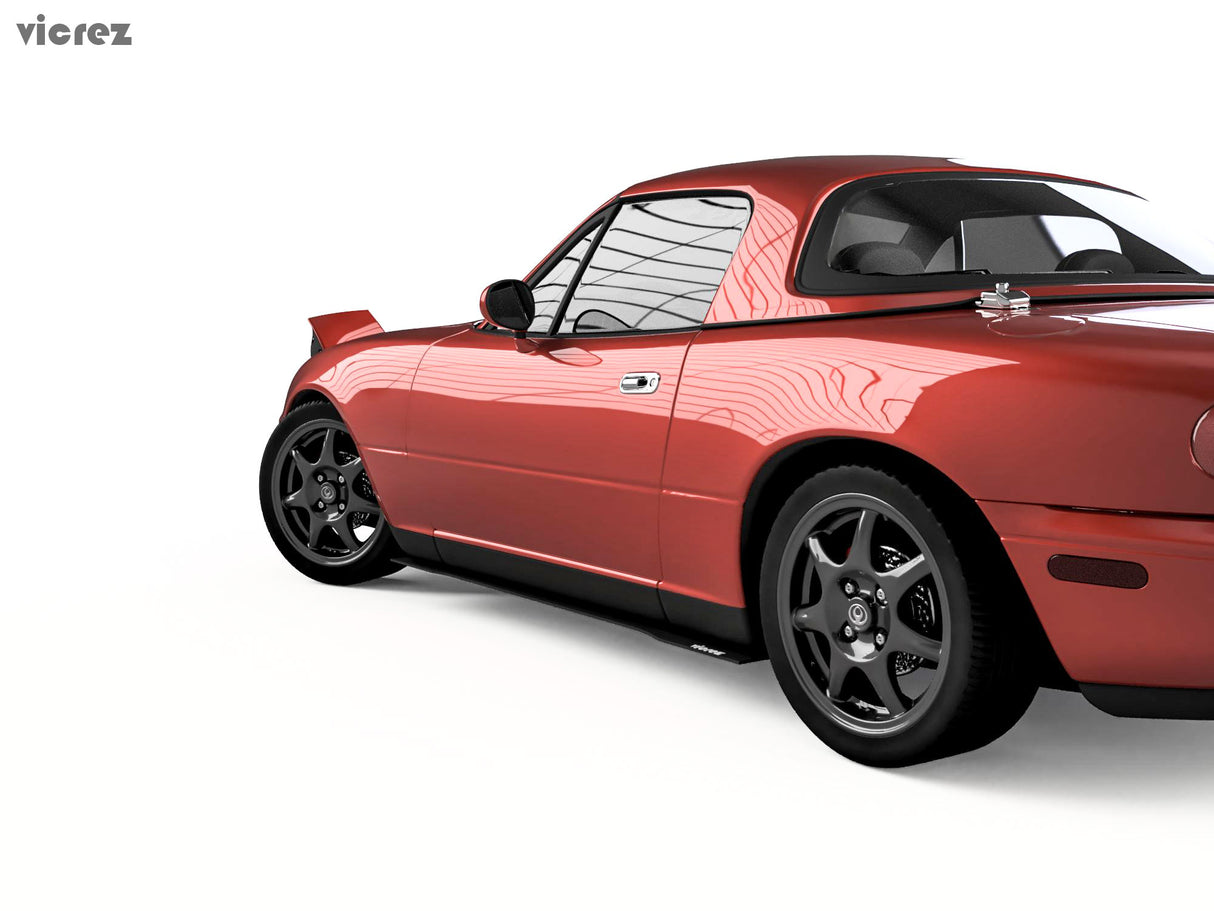 1990-1997 Mazda Miata VZ3 Style Side Skirt Splitter - Vicrez