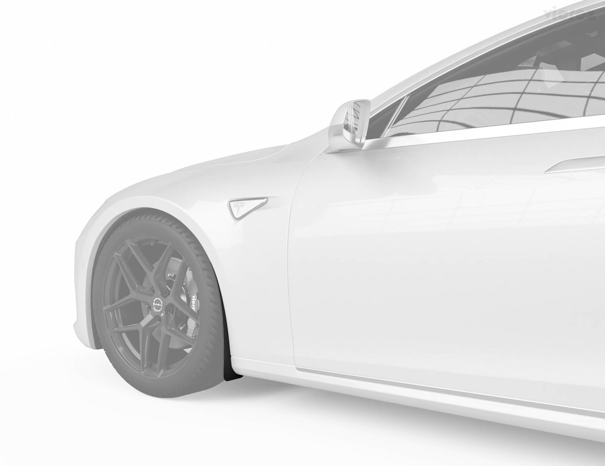 2012-2020 Tesla Model S Front Mud Flaps - Vicrez