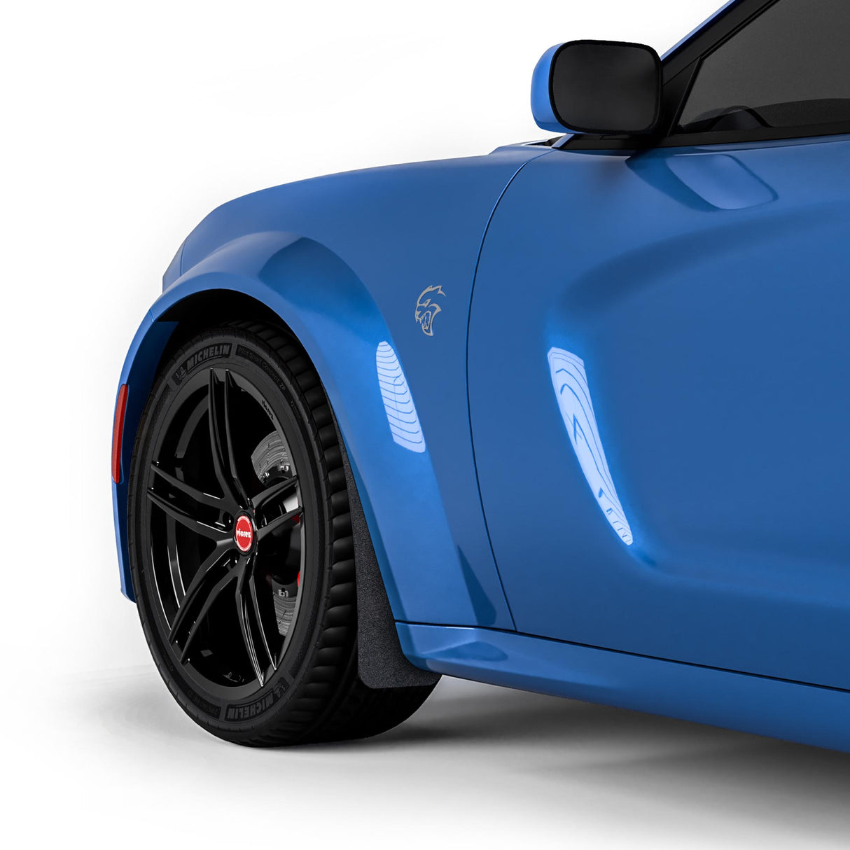 2020-2023 Dodge Charger Widebody Look Front Mud Flaps - Vicrez