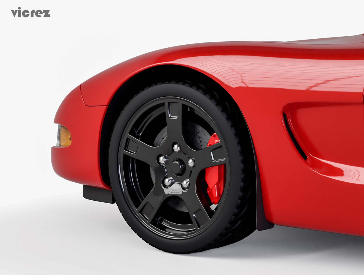 1997-2004 Chevrolet Corvette C5 Mud Flaps - Vicrez