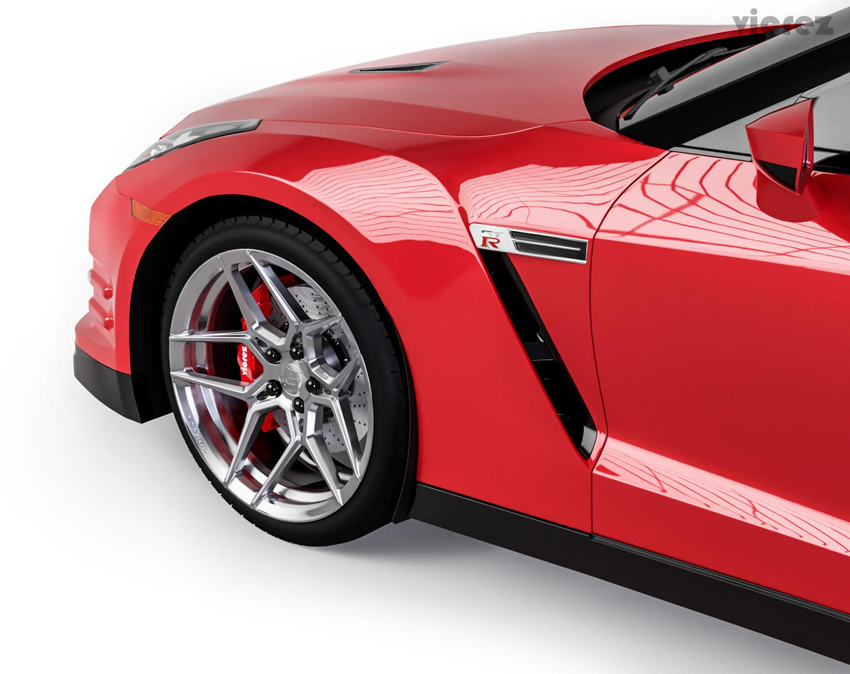 2007-2019 Nissan GTR R35 Front Mud Flaps - Vicrez