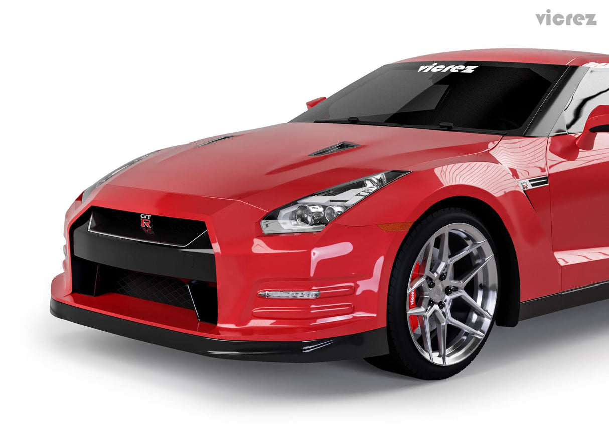 2007-2019 Nissan GTR R35 Front Mud Flaps - Vicrez