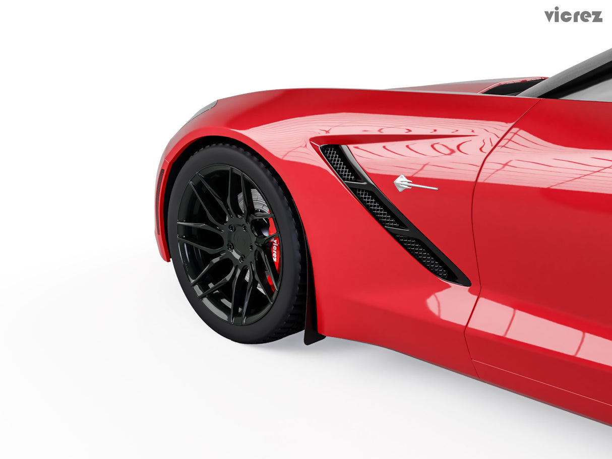 2014-2019 Chevrolet Corvette C7 Mud Flaps - Vicrez
