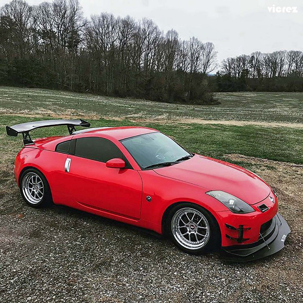 2003-2018 Nissan 350Z/370Z N3R/V3R Style Front Bumper Lip Splitter - Vicrez