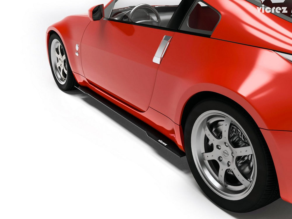 Vicrez Side Skirt Splitters | Nissan 350z 2003-2008