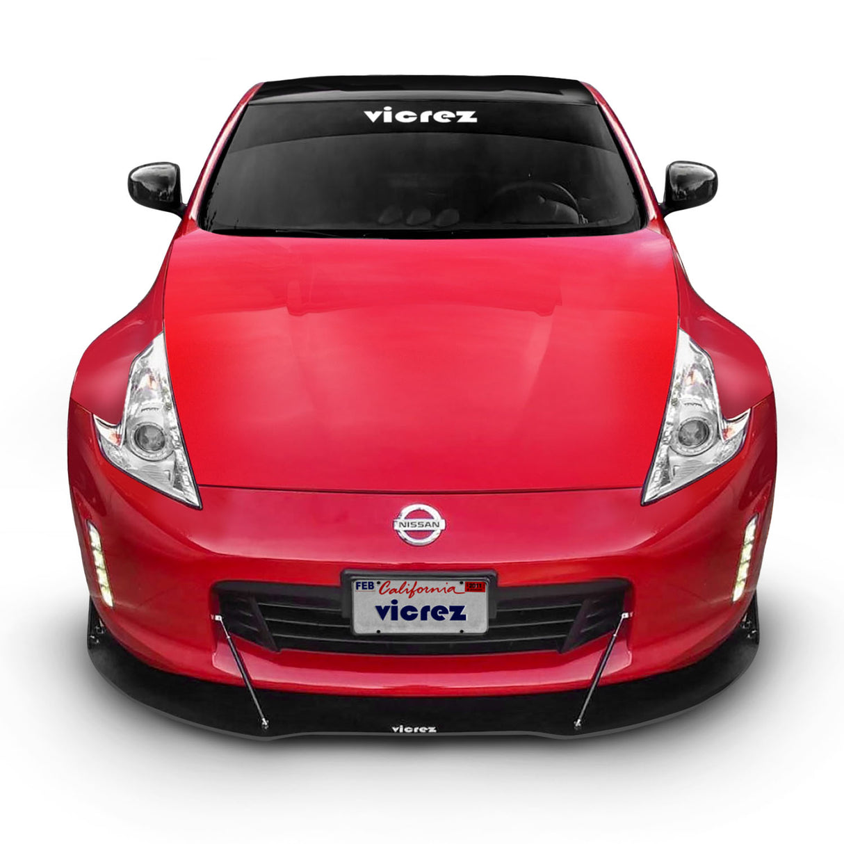 2009-2020 Nissan 370Z VZ3 Style Front Bumper Splitter - Vicrez
