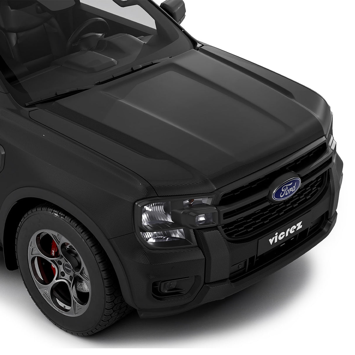 2012-2015 Ford Ranger OE Style Replacement Hood - Vicrez