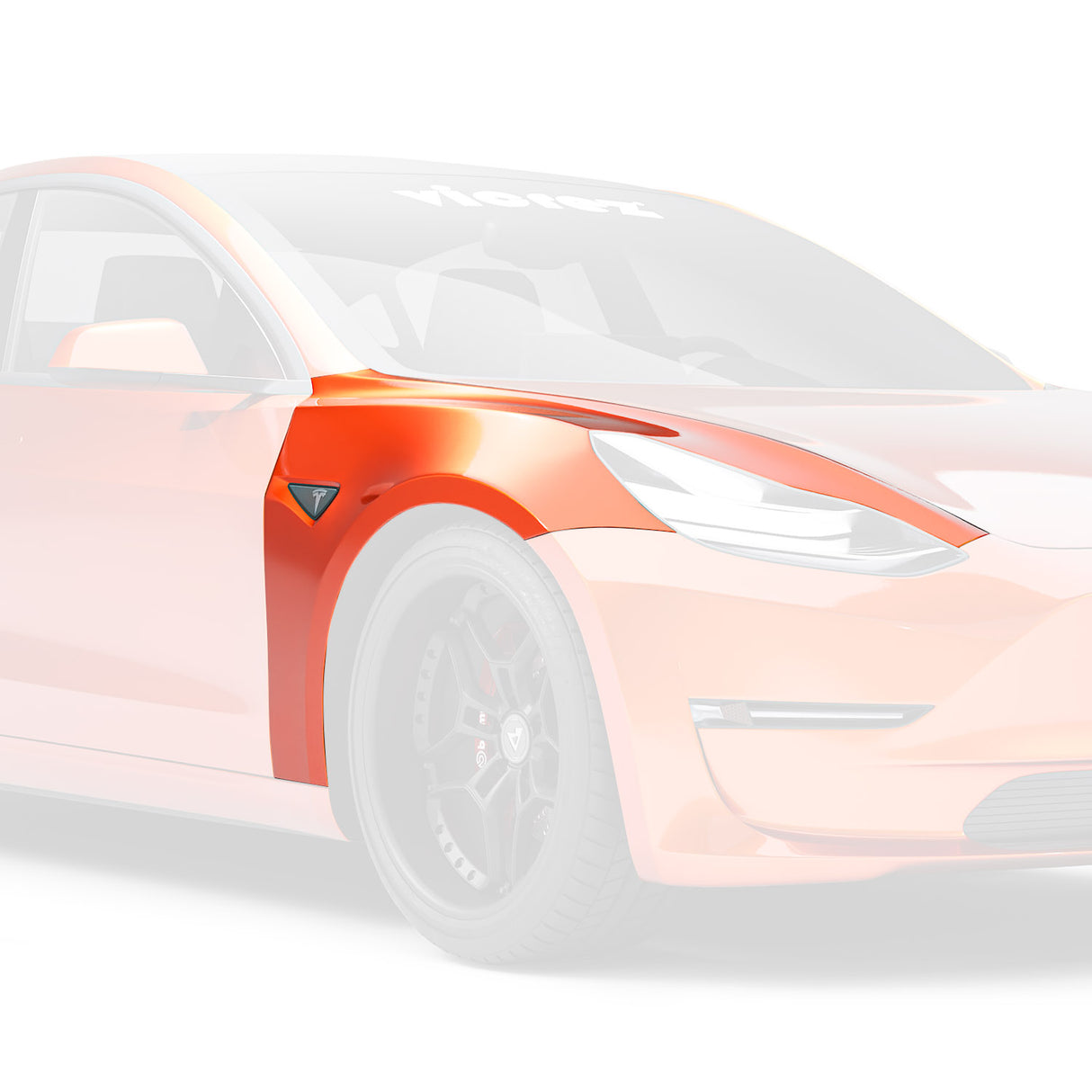 2018-2022 Tesla Model 3 Replacement Front Fender - Vicrez