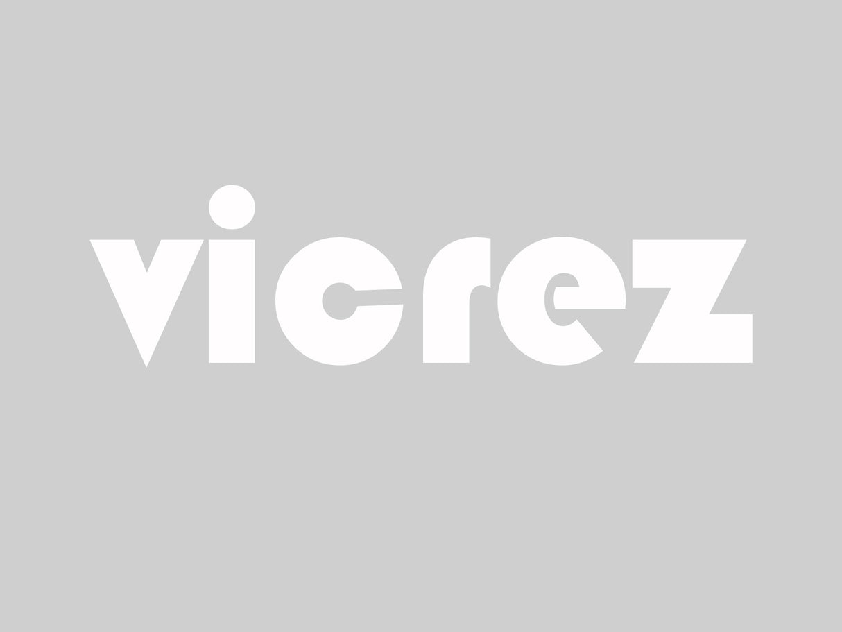 Vicrez Large White Vinyl Decal Sticker 15 x 3