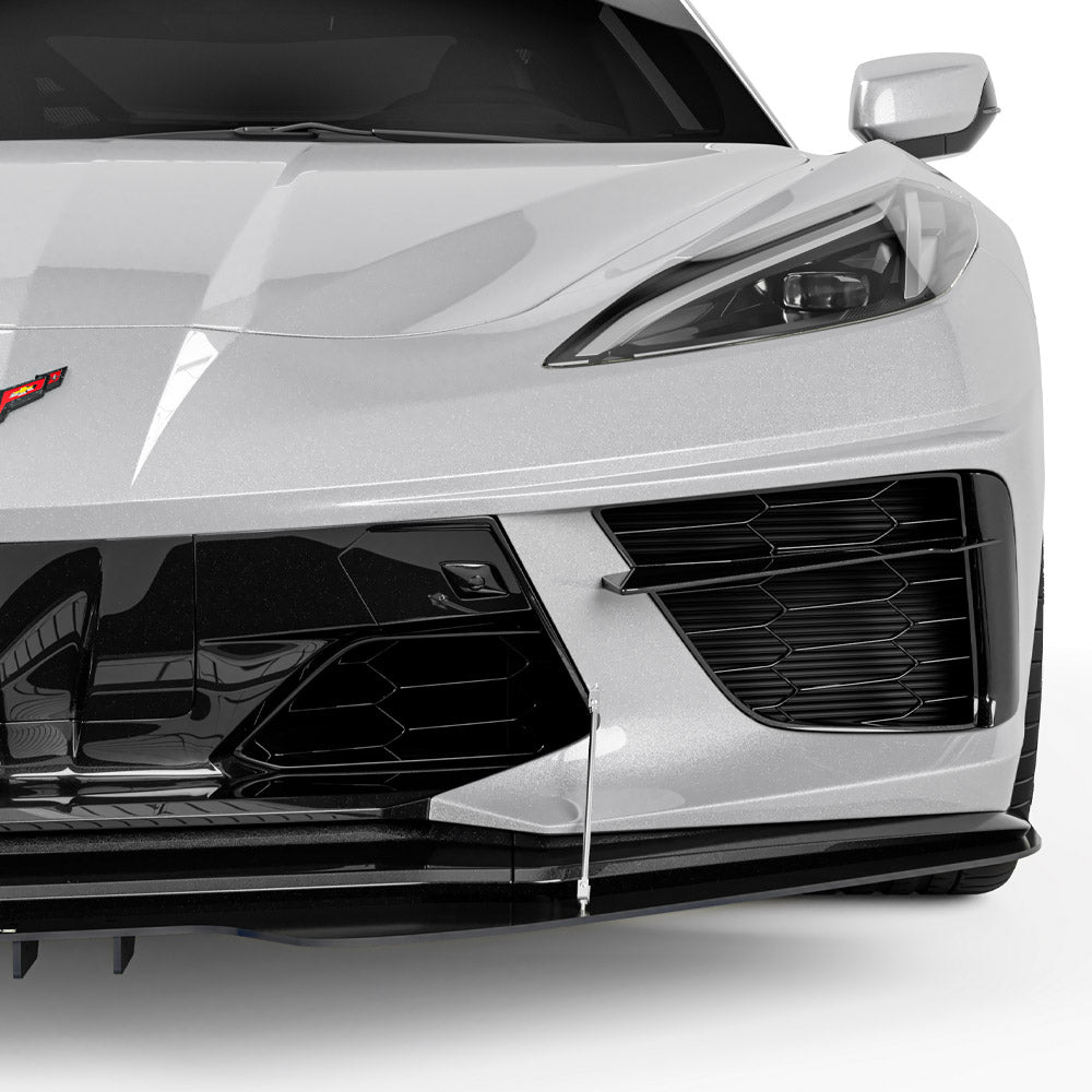 2020-2026 Chevrolet Corvette C8 R1 Style Front Bumper Lip Splitter - Vicrez
