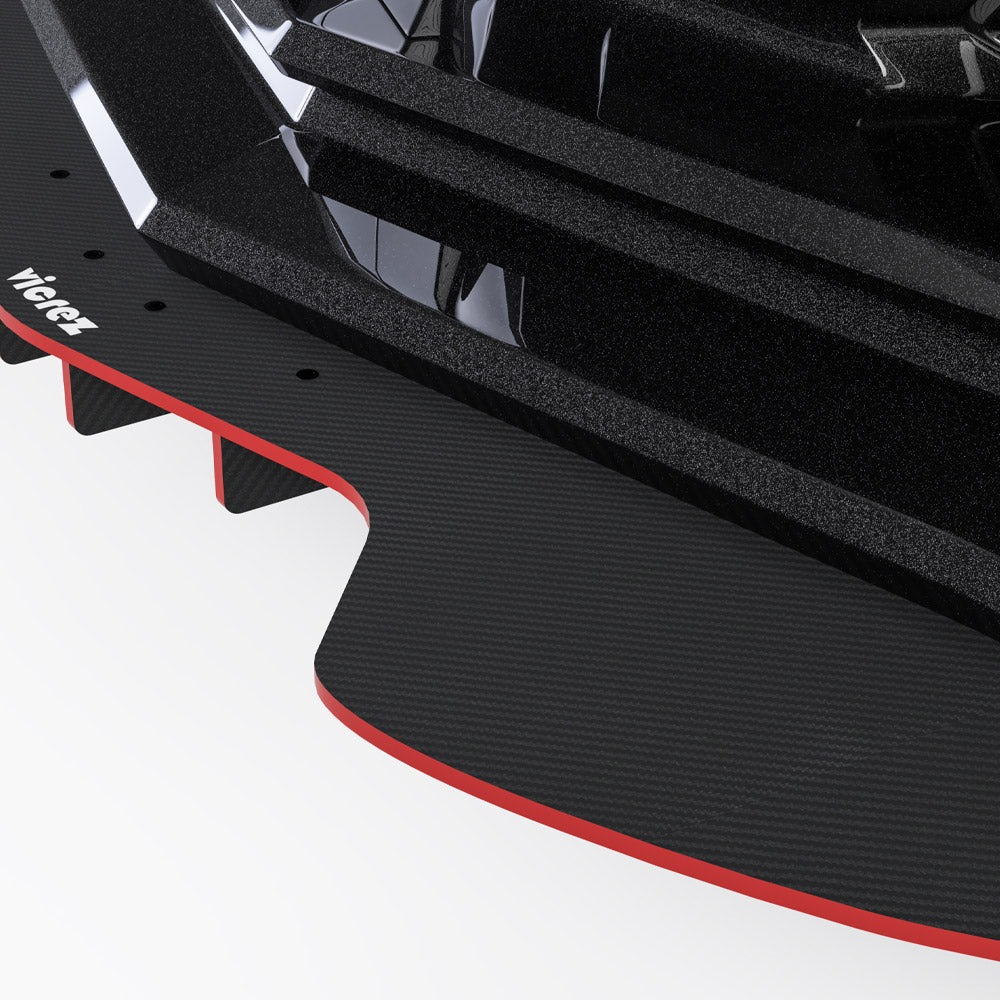 2020-2026 Chevrolet Corvette C8 R1 Style Front Bumper Lip Splitter - Vicrez