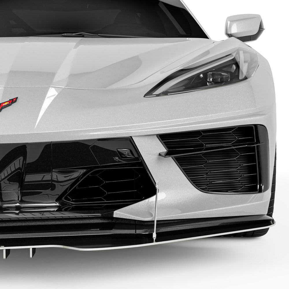 2020-2026 Chevrolet Corvette C8 R1 Style Front Bumper Lip Splitter - Vicrez