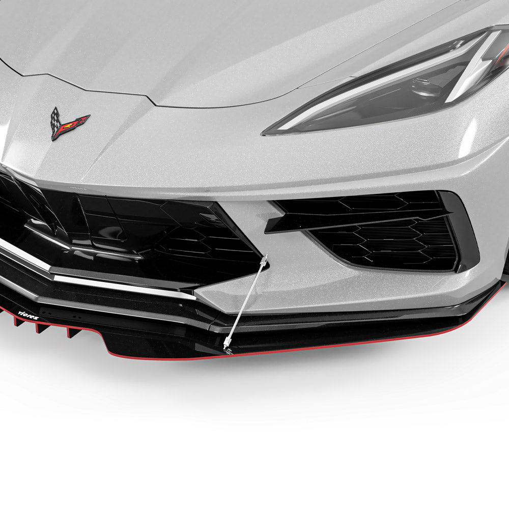 2020-2026 Chevrolet Corvette C8 R1 Style Front Bumper Lip Splitter - Vicrez