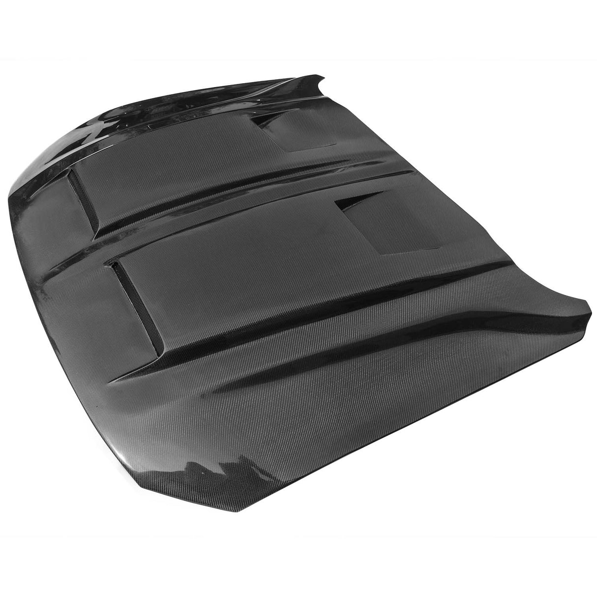 2018-2023 Ford Mustang RE Style Hood - Vicrez Carbon Fiber