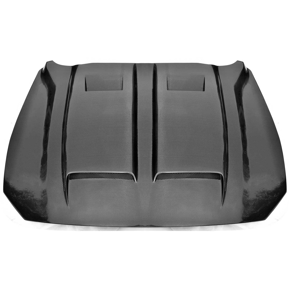 2018-2023 Ford Mustang RE Style Hood - Vicrez Carbon Fiber