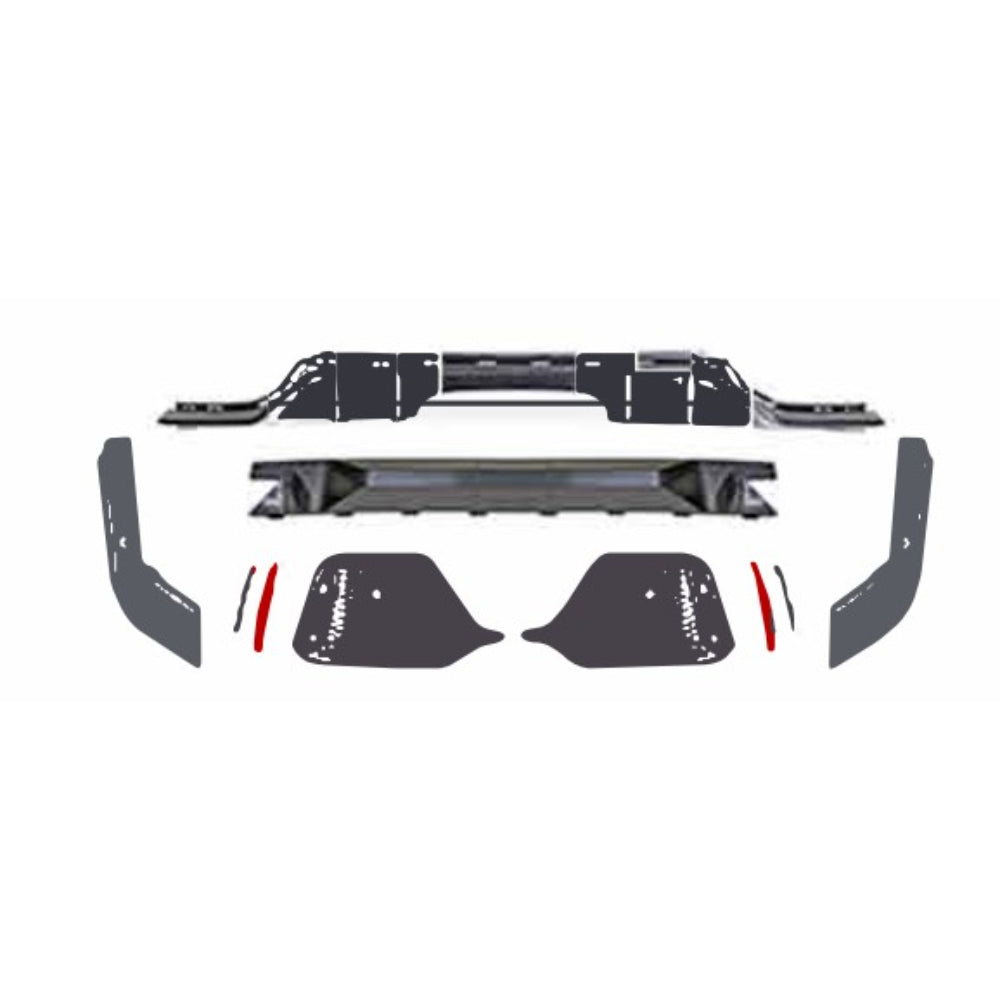 2016-2021 Honda Civic Type-R Rear Bumper Parts - Vicrez