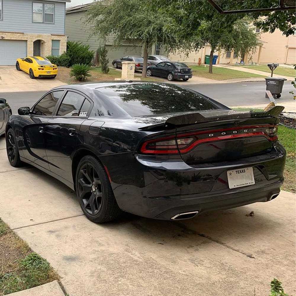 2011-2023 Dodge Charger SRT Style Rear Spoiler + Wicker Bill - Vicrez