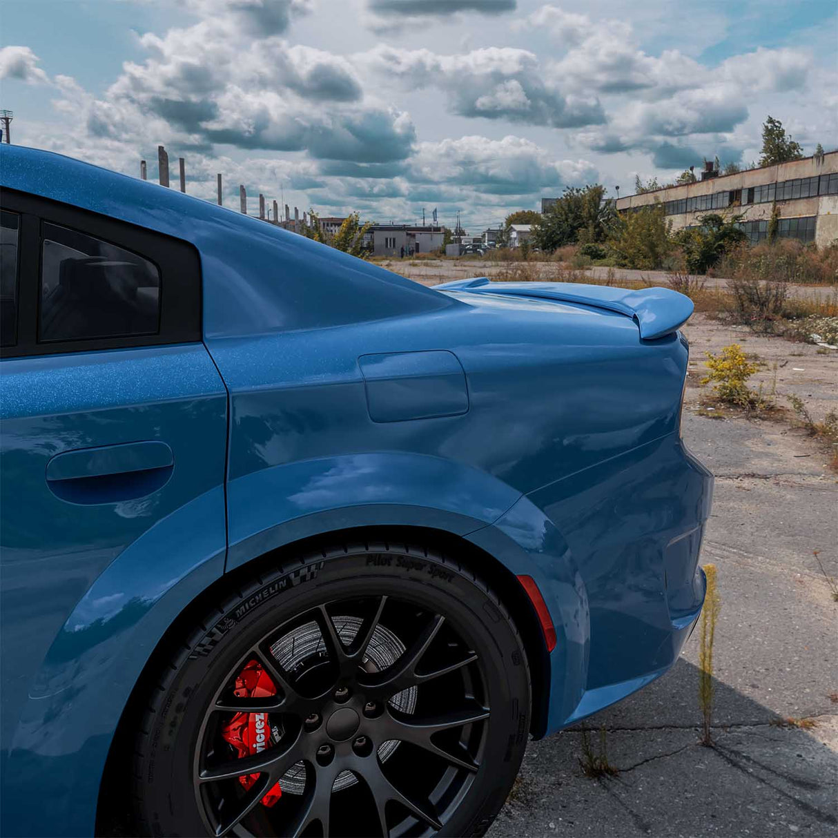 2011-2023 Dodge Charger Hellcat SRT Style Rear Wing Spoiler - Vicrez