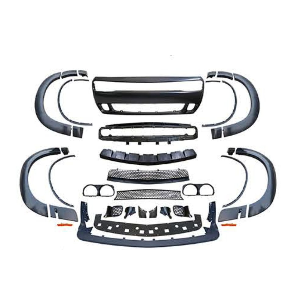 Vicrez Replacement Demon Front Bumper with Wide Fender Flares | Dodge Challenger 2008-2014