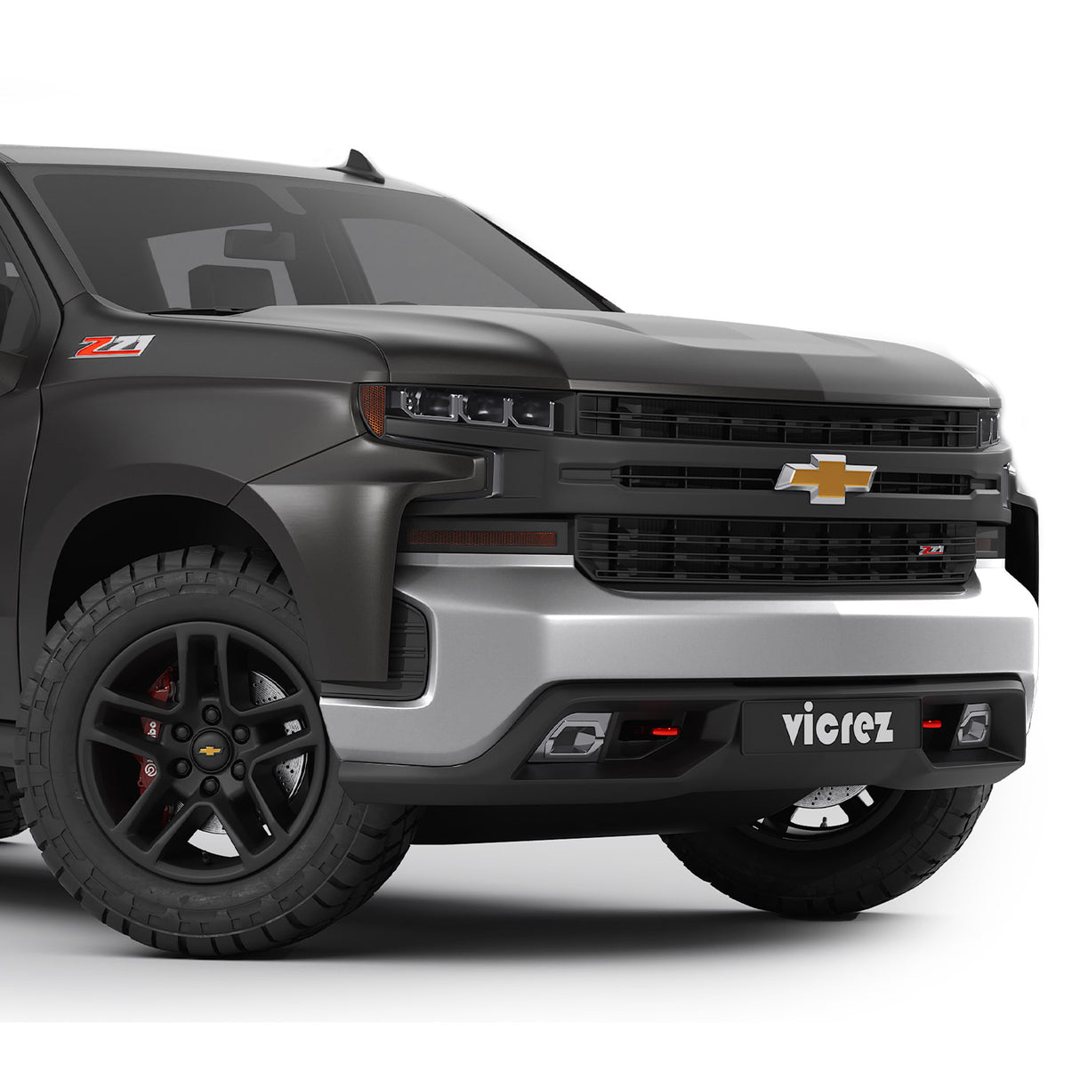 2019-2021 Chevrolet Silverado Replacement Front Bumper - Vicrez