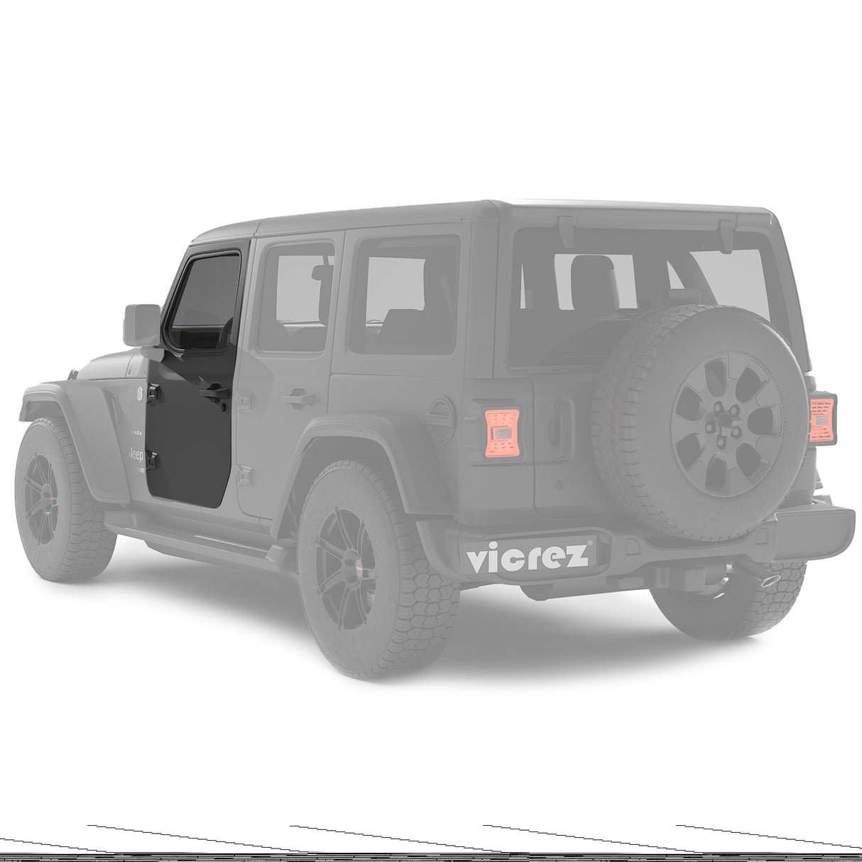 2018-2022 Jeep Wrangler JL Front Door Left Driver Side - Vicrez