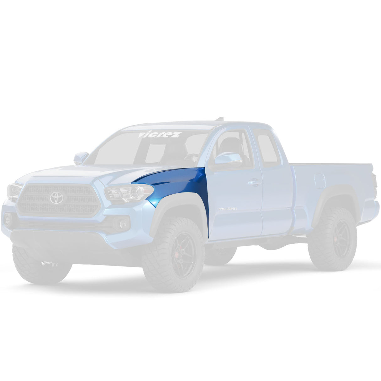 2012-2022 Toyota Tacoma Replacement Front Fender Left Driver Side - Vicrez