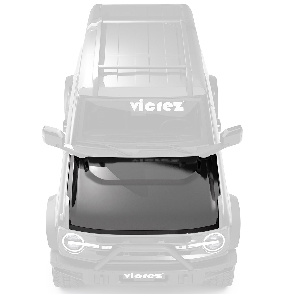 2021-2025 Ford Bronco Replacement Hood - Vicrez