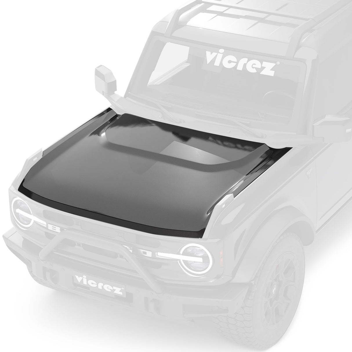 2021-2025 Ford Bronco Replacement Hood - Vicrez