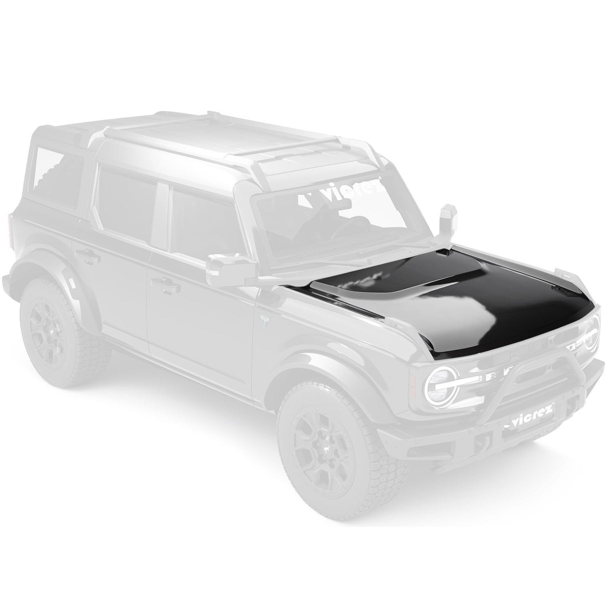 2021-2025 Ford Bronco Replacement Hood - Vicrez