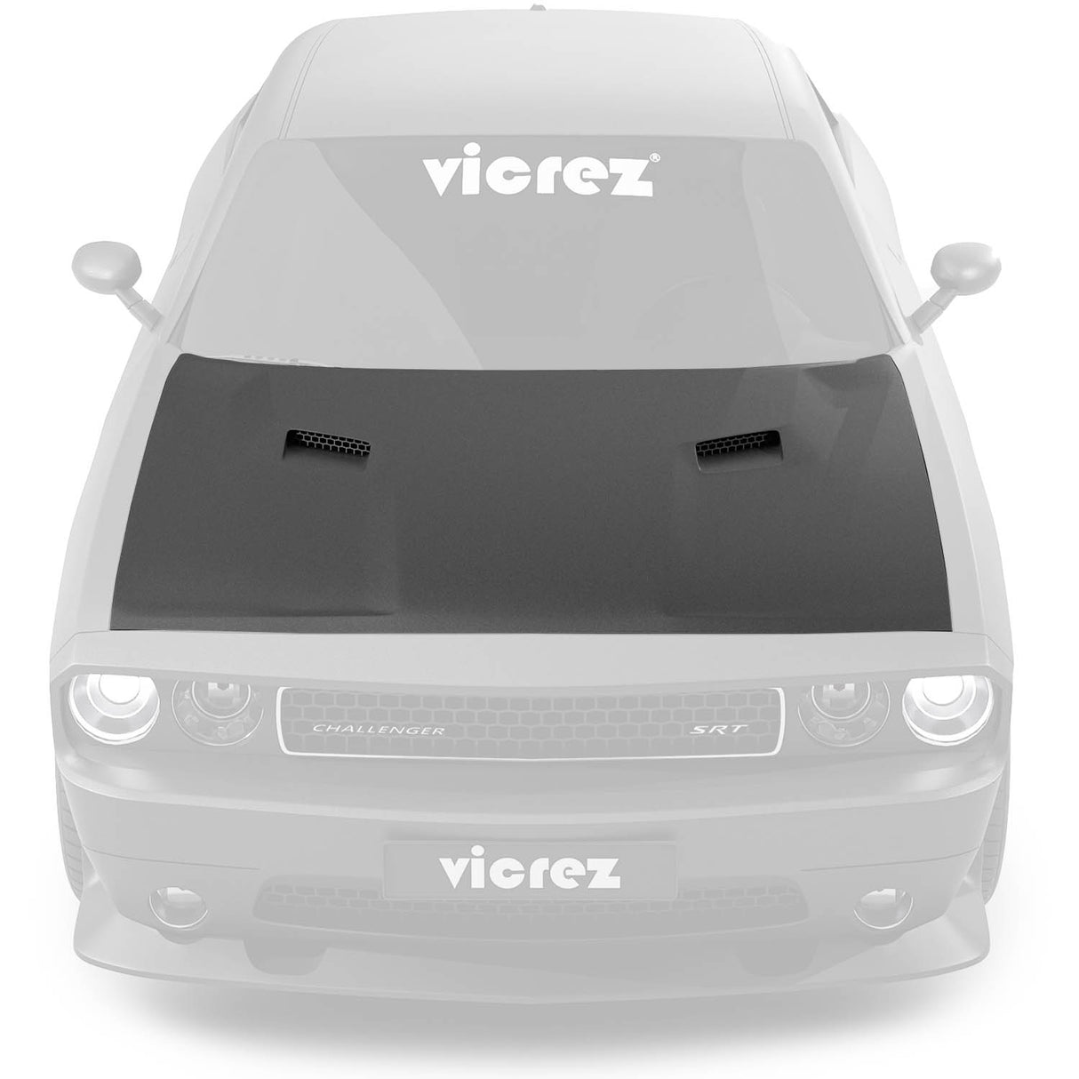 2015-2023 Dodge Challenger R/T Plus Style Hood - Vicrez