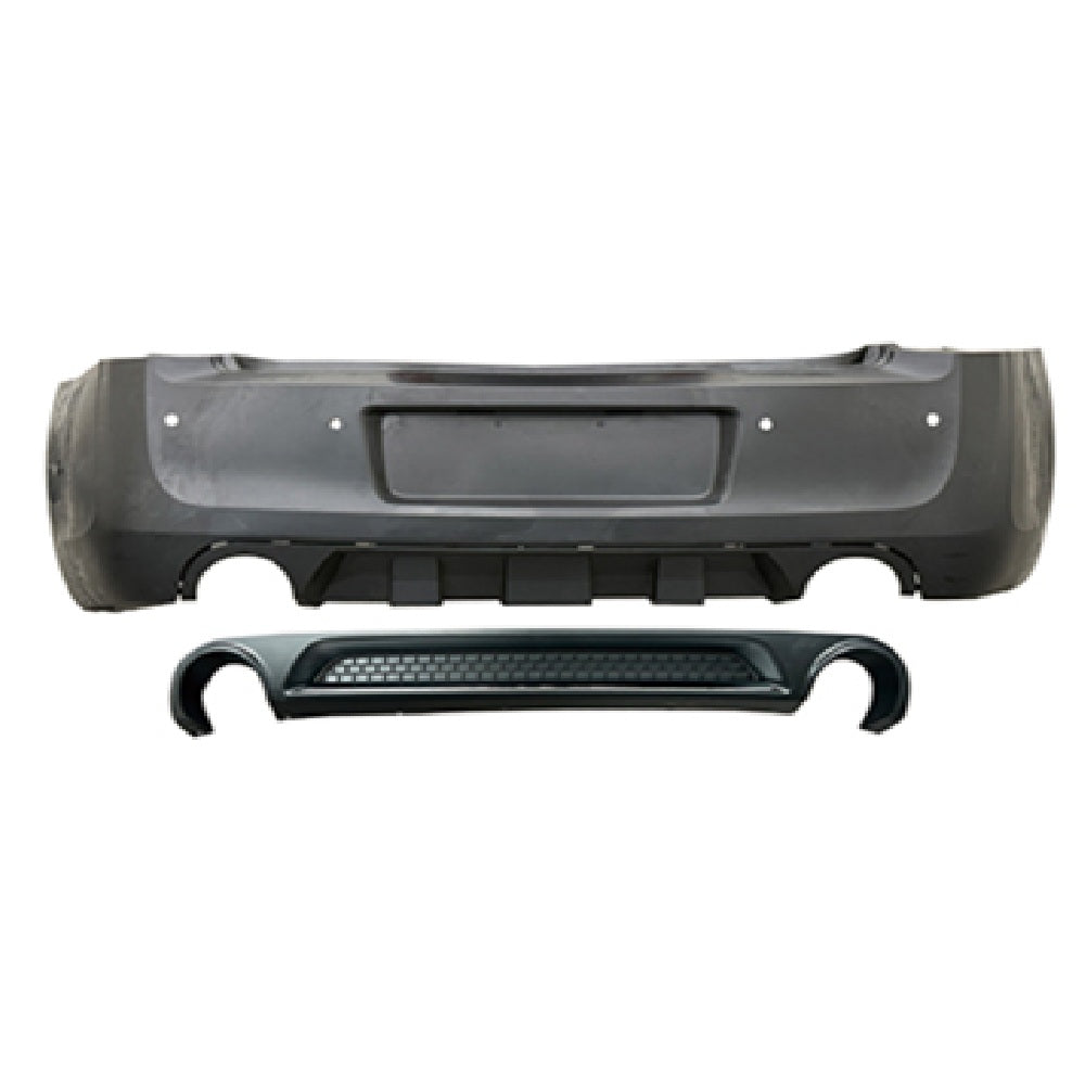 Vicrez Replacement SRT Rear Bumper with Diffuser | Chrysler 300C 2012-2015