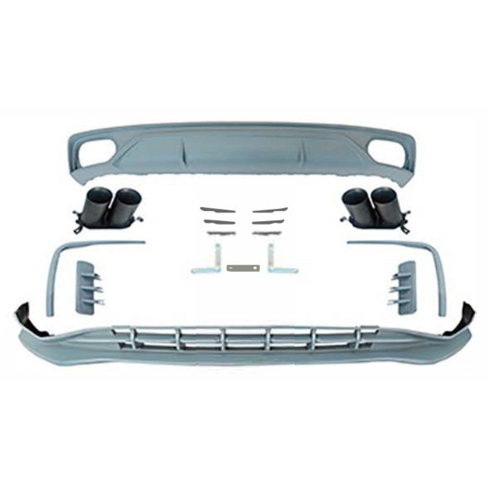 2015-2017 Audi A8 S8 Style Rear Diffuser - Vicrez