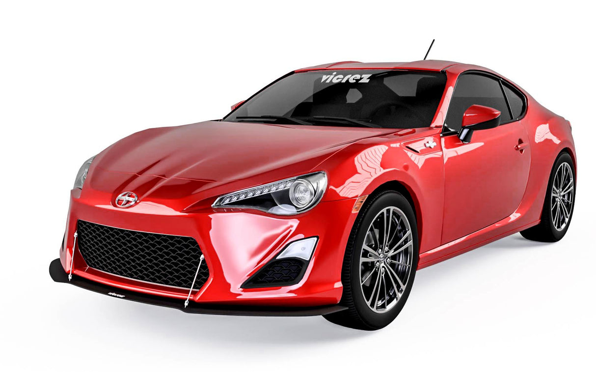 2013-2016 Subaru BRZ V3R Style Front Bumper Splitter - Vicrez