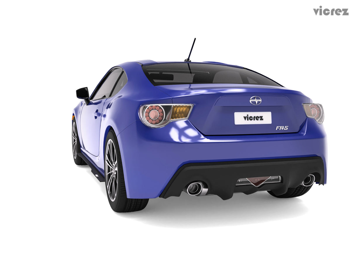 2013-2021 Subaru BRZ V3R Style Side Skirt Splitters - Vicrez