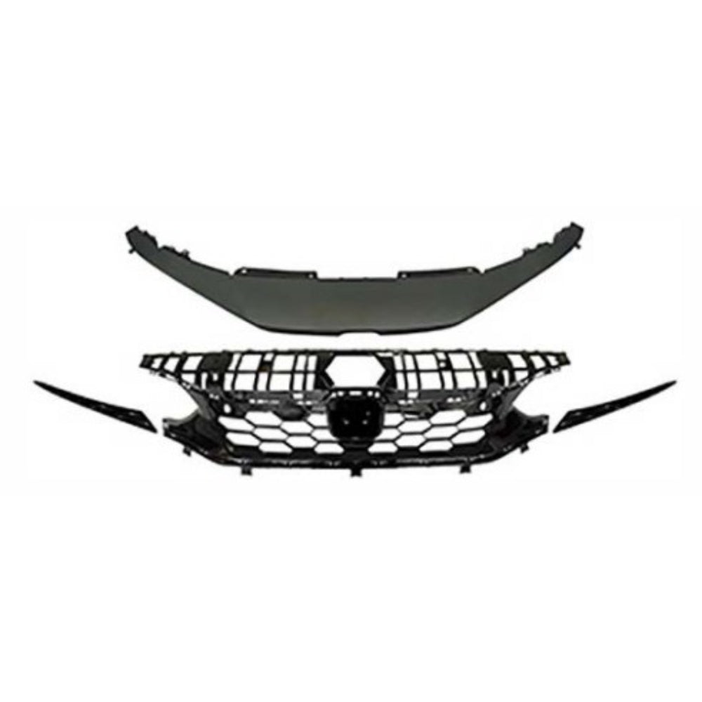 Vicrez Si Grille With Upper Cover | Honda Civic 2021-2025