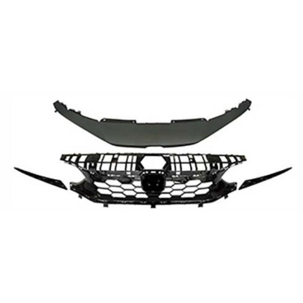 Vicrez Si Grille With Upper Cover | Honda Civic 2021-2025