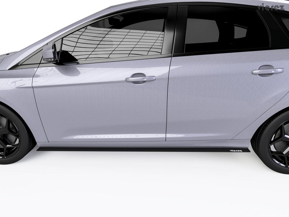 2011-2019 Ford Focus ST V Style Side Skirt Splitter - Vicrez
