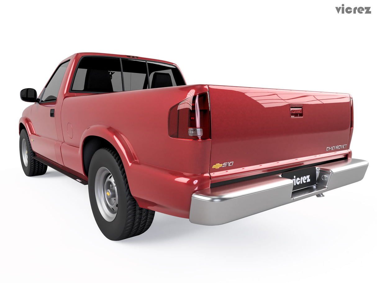 1994-2004 Chevrolet S-10 VL Style Side Skirt Splitters - Vicrez
