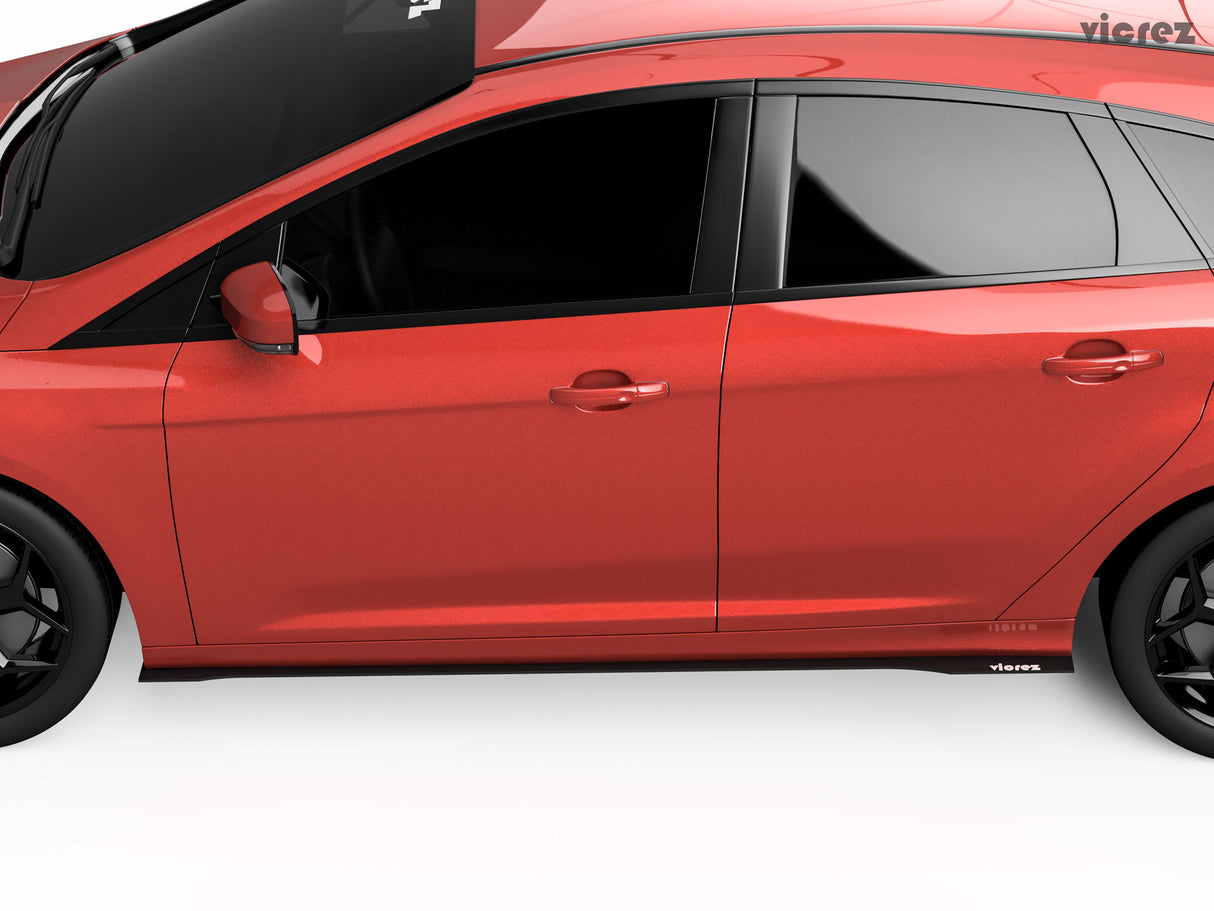 2011-2019 Ford Focus ST V3R Style Side Skirt Splitters - Vicrez
