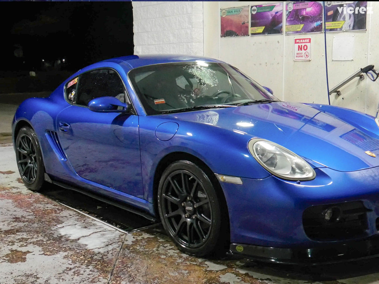 2005-2012 Porsche Cayman/Boxster V3R Style Side Skirt Splitters - Vicrez