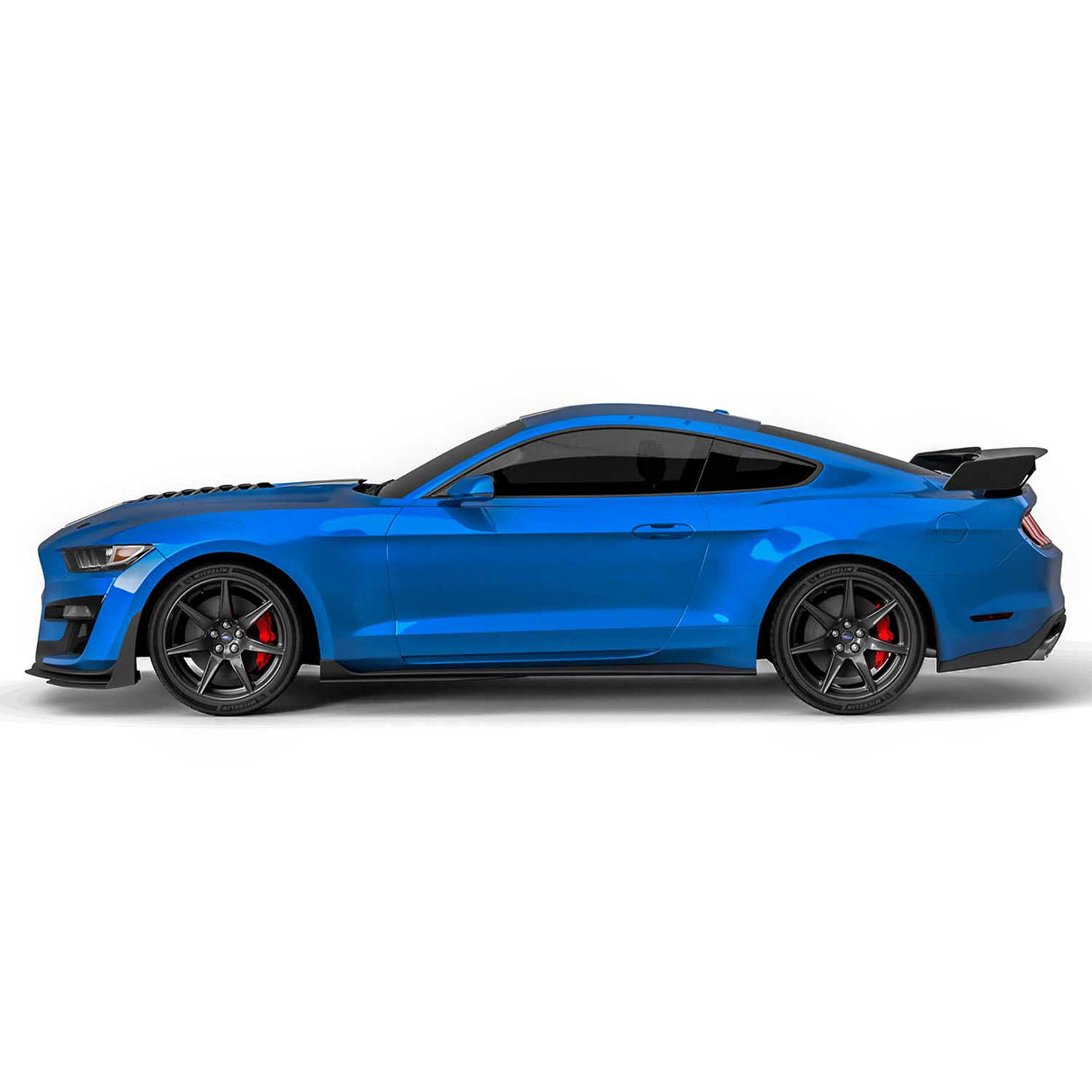 2015-2023 Ford Mustang GT500 Style Side Skirts Rocker Panels - Vicrez