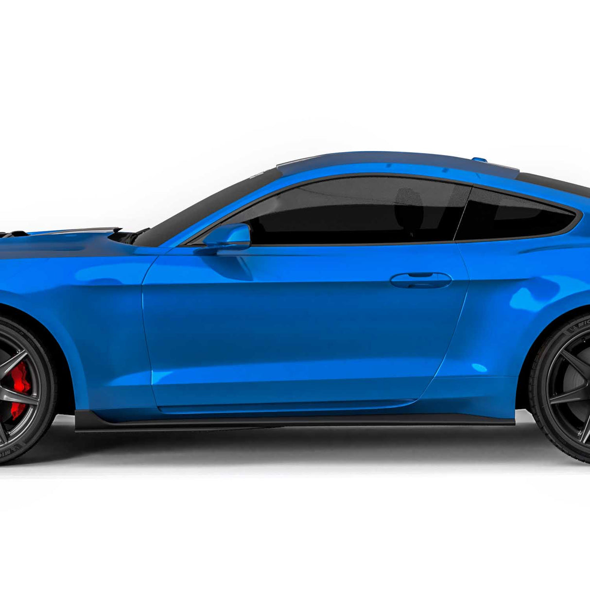 2015-2023 Ford Mustang GT500 Style Side Skirts Rocker Panels - Vicrez