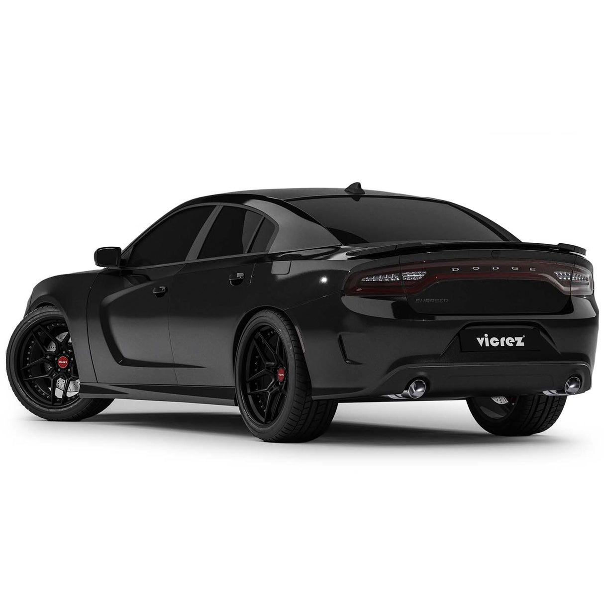 2011-2023 Dodge Charger SRT Style Side Skirts Rocker Panels - Vicrez