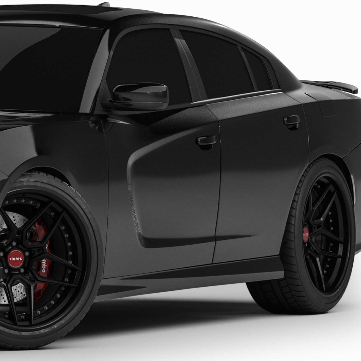 2011-2023 Dodge Charger SRT Style Side Skirts Rocker Panels - Vicrez