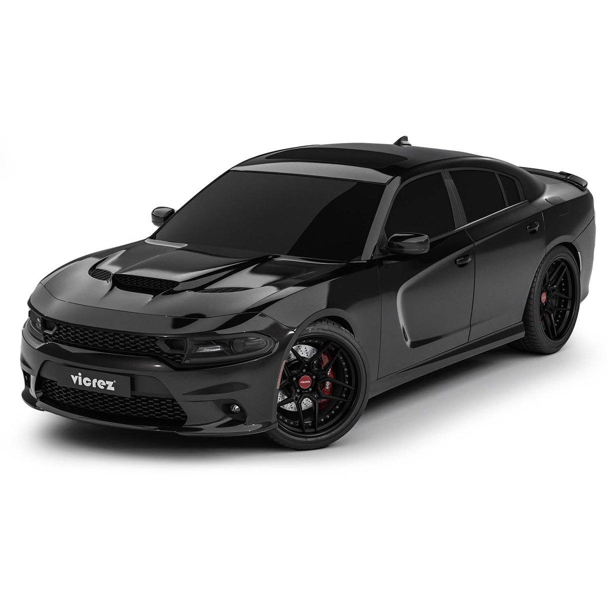 2015-2023 Dodge Charger SRT Hellcat Style Front Bumper - Vicrez