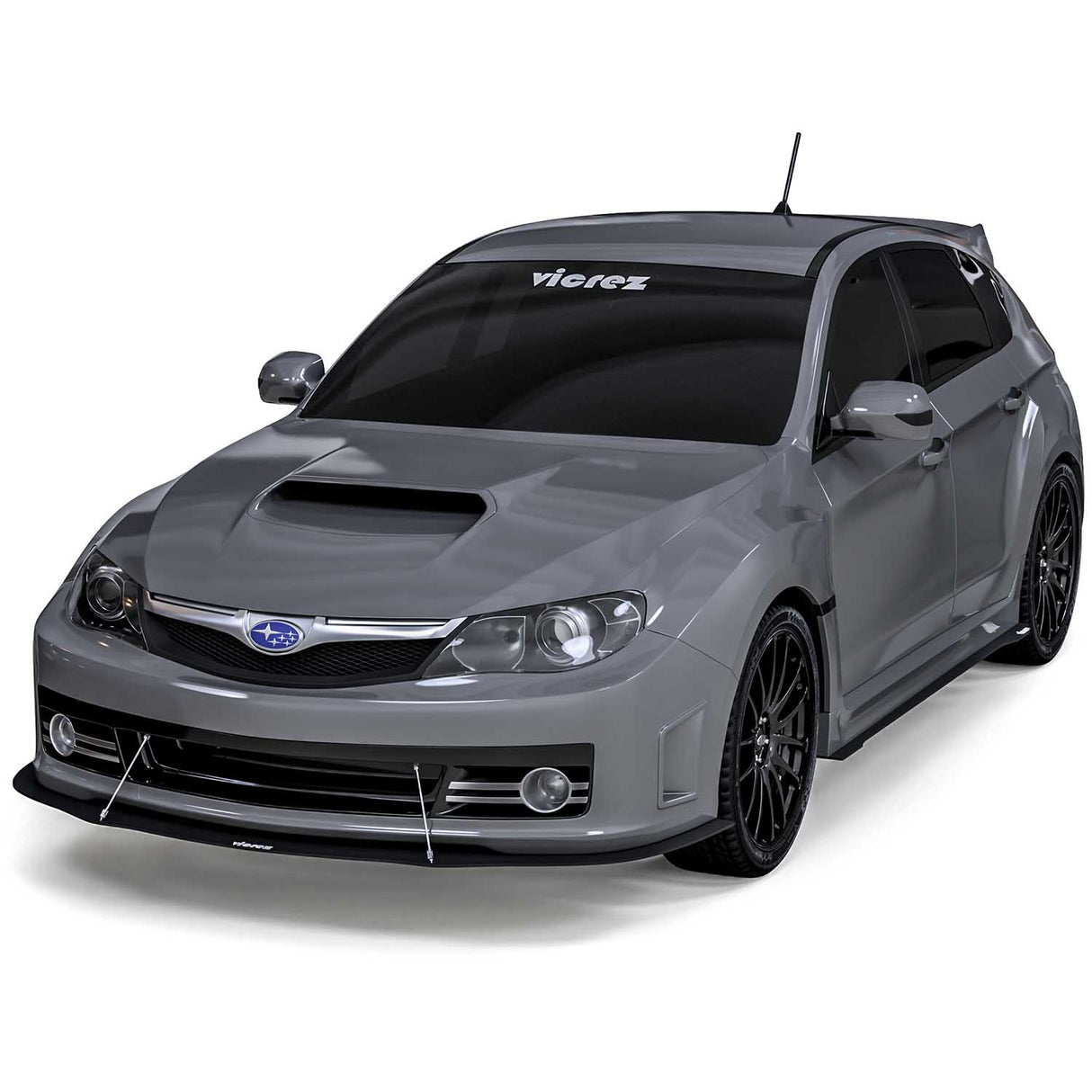 2008-2014 Subaru WRX/STi VZ1 Style Front Bumper Splitter - Vicrez