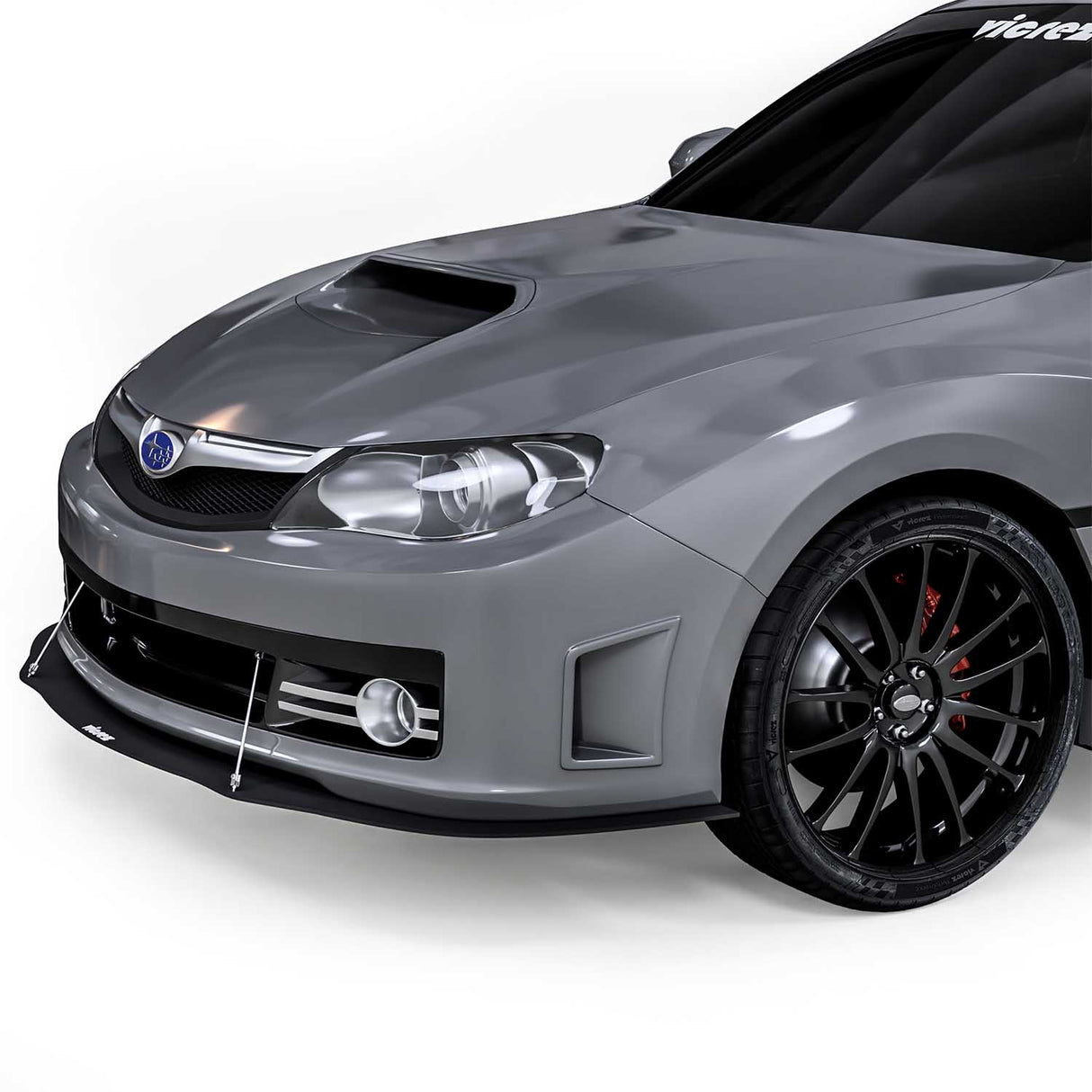 2008-2014 Subaru WRX/STi VZ1 Style Front Bumper Splitter - Vicrez