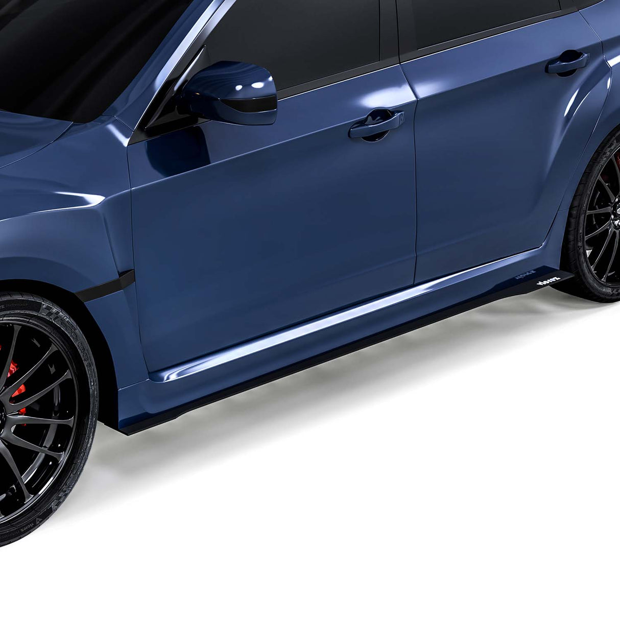 2008-2014 Subaru WRX/STI VZ1 Style Side Skirt Splitters - Vicrez
