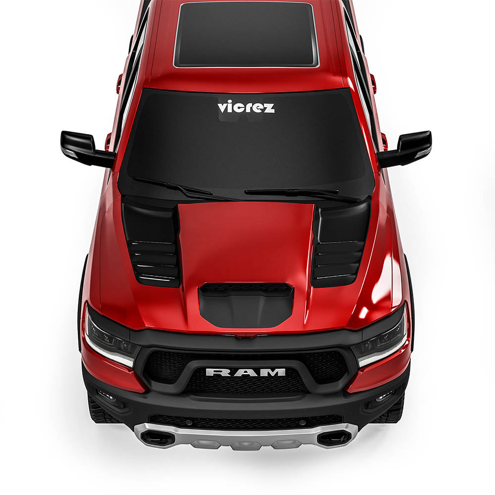 2021-2023 Dodge RAM 1500 TRX Style Hood W/ Air Vent Scoop - Vicrez